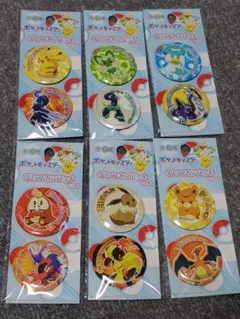 【新品】ポケットモンスター　クリップカンバッチ　全６種のサムネイル