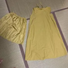 からし色、ワンピース　コムサ　11号