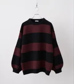 cussil ハイファンクショナルニット ワイドバルーンスリーブルーズセーターのサムネイル