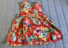 ワンピース　ノースリーブ　100 レトロ　ビンテージ