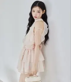 アメスリバックリボンミニワンピース