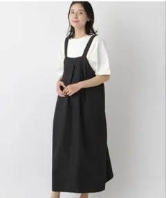 LEPSIM レプシィム マタニティ ジャンパースカート ブラック 美品