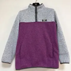 エルエルビーン フリース　長袖 フリース ハーフスナップ バイカラー XL