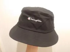 【美品】Champion　バケハ　バケットハット　黒