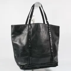 美品✨ヴァネッサブリューノ トートバッグ レザー スパンコール ブラックのサムネイル