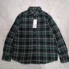 新品　UNIQLO kids　フランネル　チェックシャツ　長袖 150
