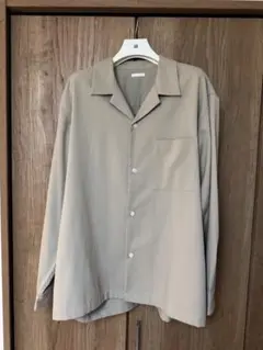 GU オープンカラーシャツ　ベージュ XL