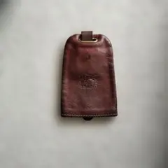 イルビゾンテ IL BISONTE キーケース ベル型 レザー 本革 ブラウン
