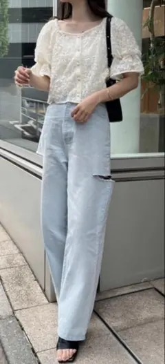 新品NICE CLAUP シャツ ブラウス 2way