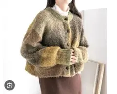 LOWRYS FARM グラデーションカーディガン （カーディガンのみ）