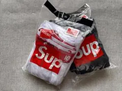 未使用品 Supreme ボクサーブリーフ Sサイズ 2枚 黒+白