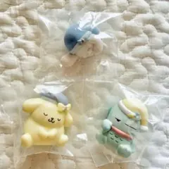 キャラもふケースマスコット シナモロール ポムポムプリン ハンギョドン