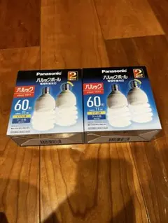 2箱（4個セット）パルックボール 口金直径17mm 電球 60形 2個入り×2箱