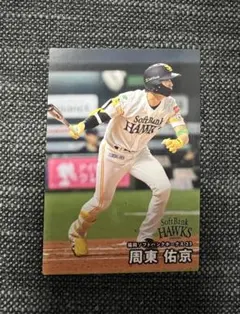 福岡ソフトバンクホークス 周東佑京 カルビー プロ野球チップス カード