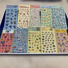 ディズニー　サンリオ　トムとジェリー　スヌーピーシール まとめ売り 10点セット