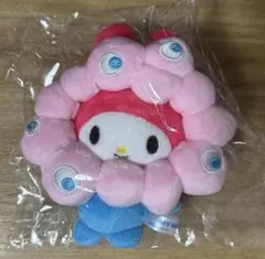 大阪万博 ミャクミャク サンリオ なりきりぬいぐるみ カラビナ付 マイメロ