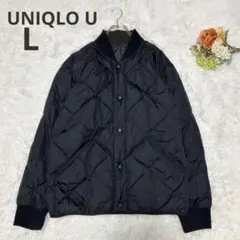【ユニクロ】リバーシブル キルティング ブルゾン ジャケット ブラック ブラウン