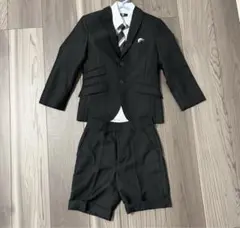 黒 スーツセット120cm 男の子　卒園式　入学式　セレモニー