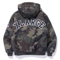 XLARGE カモフラージュ フード付きジャケット