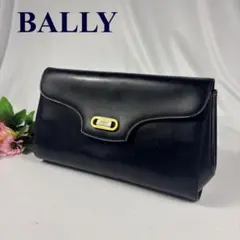 BALLY　バリー　クラッチバック　レザー　ブラック　フォーマル