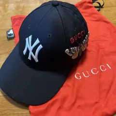 GUCCI × MLB NY ヤンキース キャップ