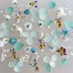 パステルカラーのドライフラワー詰め合わせ