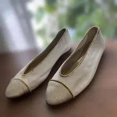 JOAN & DAVID フラットシューズ ホワイト