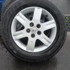 日産 純正 16インチ アルミホイール DUNLOP タイヤセットs14後期のサムネイル