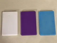 プラスチック製ケース 3色セット