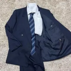 【良品✨️】ピエールカルダン ダブルブレスト セットアップ M ネイビー
