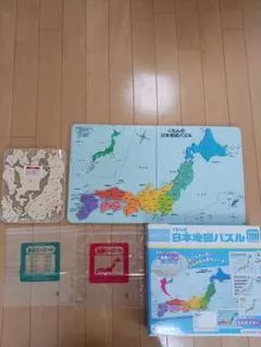 KUMON くもんの日本地図パズル 訳ありですがほぼ未使用のサムネイル