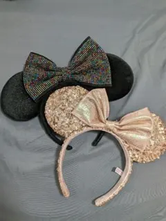 ディズニーカチューシャ スパンコール