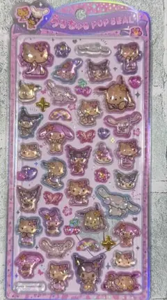 《正規品》うるちゅるSanrio ポップシール 日焼け