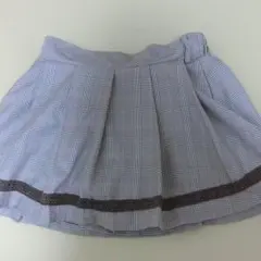 【美品】プリーツスカート チェック
