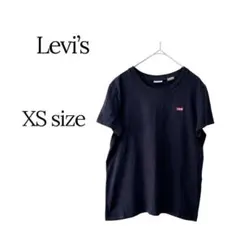 Levi’s ロゴ刺繍 半袖Tシャツ 黒 XS 綿100のサムネイル