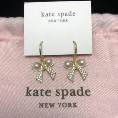 kate spade リボンモチーフ ピアス