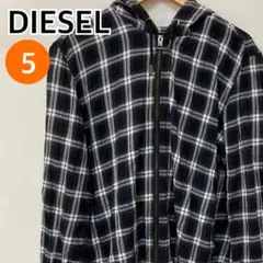 DIESEL トップス フード付きシャツ ジップアップ 5【CT2251】