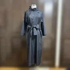 大島紬リメイクワンピース
