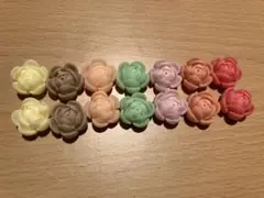 バラ　カボション　アソート　14個セット