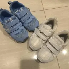 値下　MoonStar Carrot Asics スニーカー 2足17.5のサムネイル