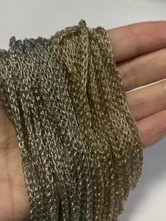 66-1：メタリッチェーンコード 2色セット 各4m