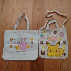 ミスド福袋　ポケモン トートバッグ 2個セット