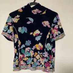 LEONARD SPORTS 花柄 ハイネック 半袖 カットソー 40のサムネイル