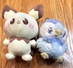 ポケモン　ポケピース　ぬいぐるみ　マスコット　ピチュー　ポッチャマ