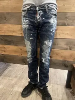 DSQUARED2 ディースクエアード　デニム　ペイント　ダメージ　ヴィンテージ
