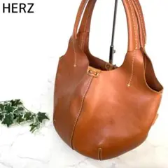 ヘルツ HERZ ボール型ふんわり肩掛けトートバッグ レザーのサムネイル