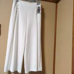 ゼログ ホワイト ワイドパンツ 日本製