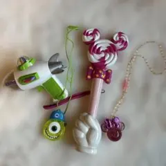 ディズニー　ペンライト、ペンライトペンダント　4個セット