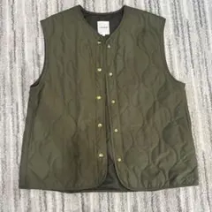 LEPSIM オリーブ キルティングベスト