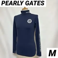 【PEARLY GATES】長袖モックネックシャツ　Mサイズ